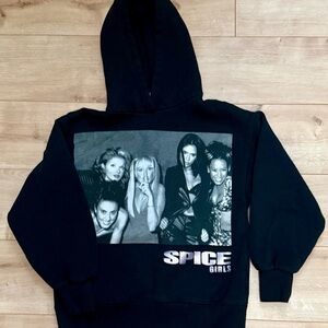 Zara Black Spice Girls Hoodie Size 11-12 Excellent Condition